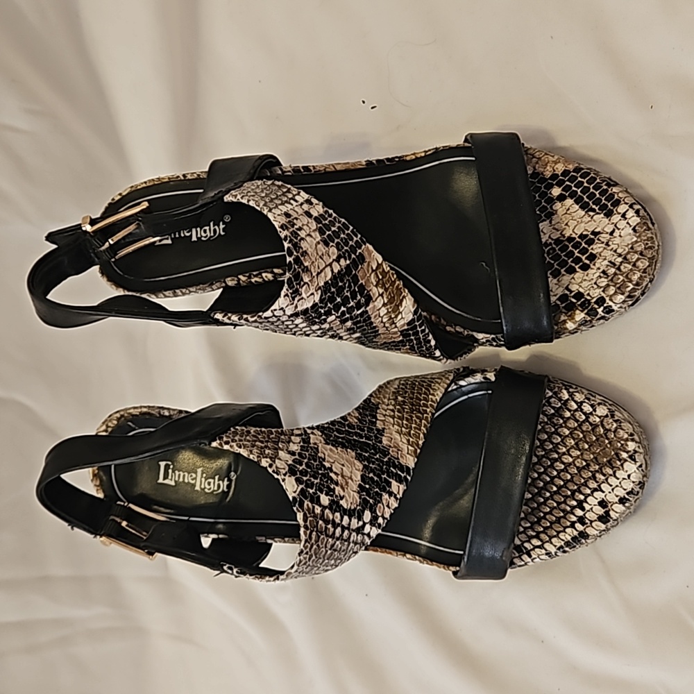 Limelight Snake Print Heel